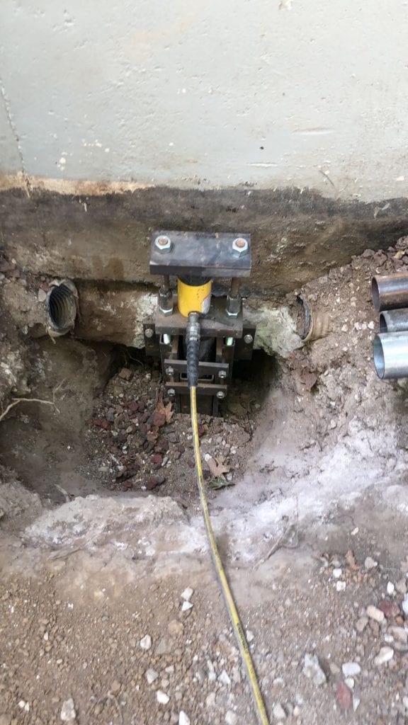 Photo of a push pier
