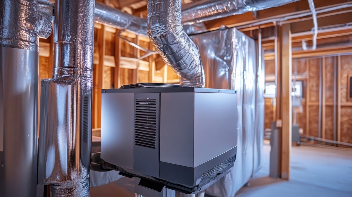 What should a dehumidifier be set at in a basement